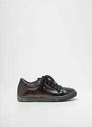 Baskets semelle amovible bout rond noir BELLAMY fille