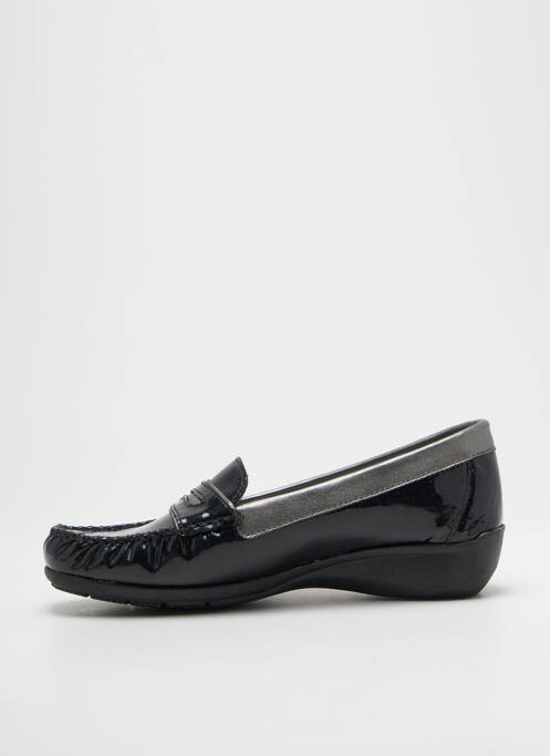 Mocassins matière lisse talon plat jusqu'à 3cm noir HIRICA femme