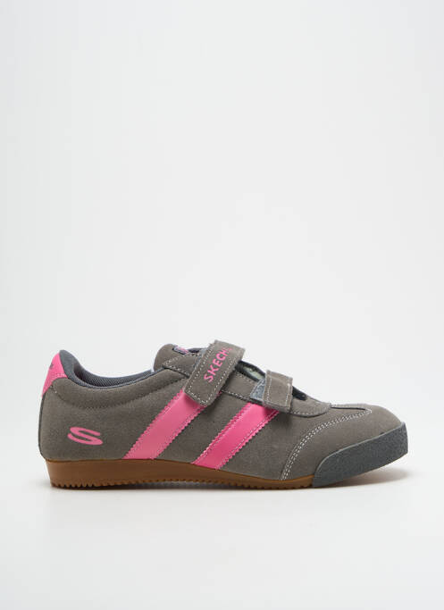 Baskets gris SKECHERS pour fille
