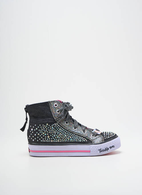 Baskets argent SKECHERS pour fille