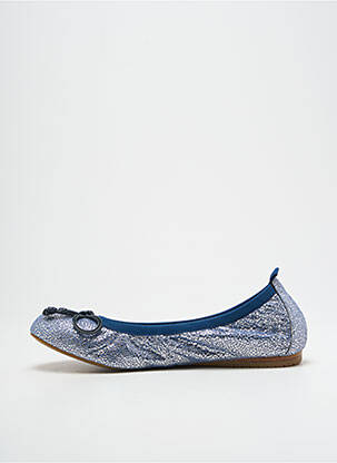 Ballerines bout rond talon plat jusqu'à 3cm argent MADISON femme