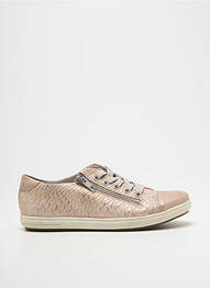 Baskets impression bout rond beige RIEKER fille