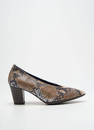 Escarpins talon bottier talon de 4 à 6cm marron DORKING femme