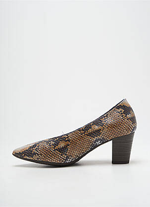Escarpins talon bottier talon de 4 à 6cm marron DORKING femme