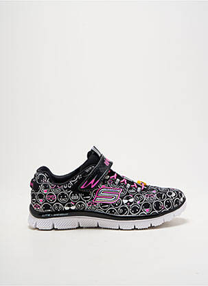 Baskets noir SKECHERS pour fille
