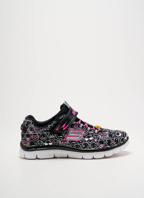 Baskets noir SKECHERS pour fille