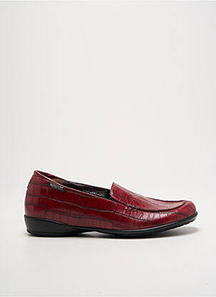 Mocassins voute plantaire talon plat jusqu'à 3cm rouge MEPHISTO femme