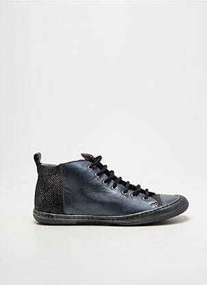 Baskets matière lisse bout rond gris BELLAMY fille