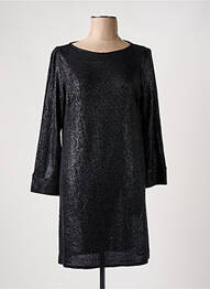 Robe mi-longue manches longues manches longues noir LE SINGE DE JULIE femme