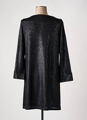 Robe mi-longue manches longues manches longues noir LE SINGE DE JULIE femme