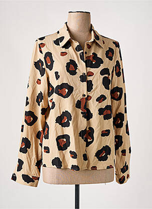 Chemisier marron IKOONE&BIANKA pour femme