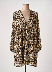 Robe courte marron IKOONE&BIANKA pour femme seconde vue