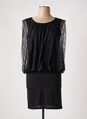 Robe courte noir ESPERANCE pour femme seconde vue