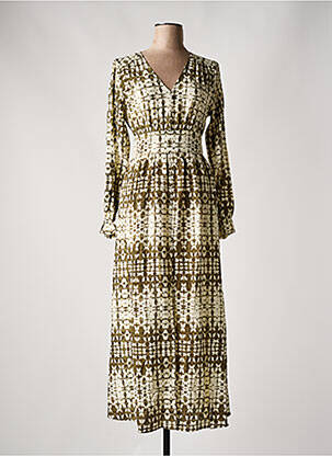 Robe longue vert IKOONE&BIANKA pour femme