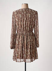 Robe mi-longue marron IKOONE&BIANKA pour femme seconde vue