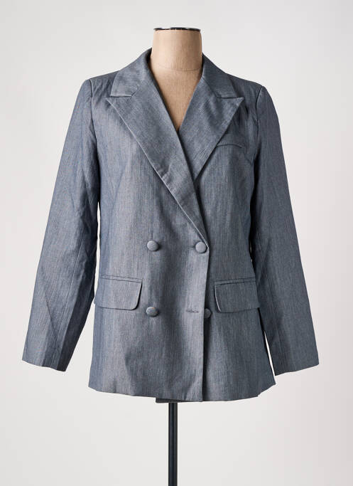 Blazer bleu EXQUISS'S pour femme