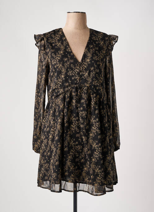 Robe courte noir IKOONE&BIANKA pour femme