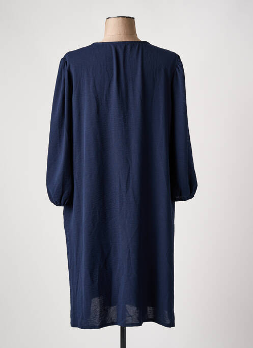 Robe mi-longue bleu LE SINGE DE JULIE pour femme