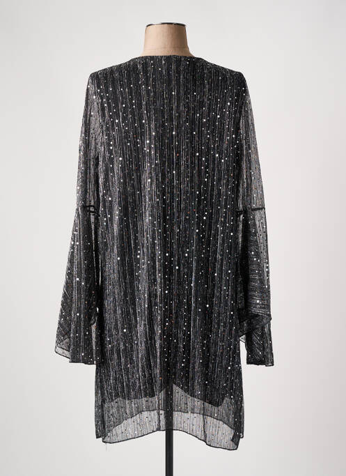 Robe mi-longue noir ESPERANCE pour femme