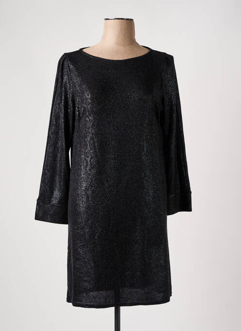 Robe mi-longue noir LE SINGE DE JULIE pour femme