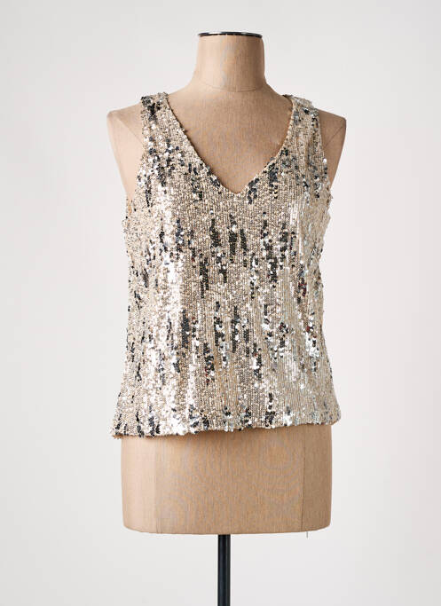 Top beige EXQUISS'S pour femme