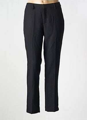 Pantalon chino taille normale taille normale noir ATTENTIF femme
