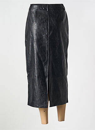 Jupe longue coupe droite noir DROLE DE COPINE femme