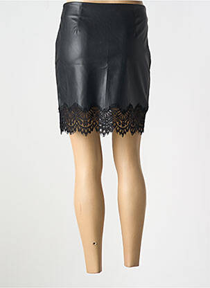 Jupe courte coupe droite noir DROLE DE COPINE femme