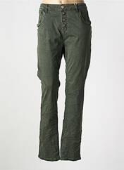 Jeans coupe slim vert KAROSTAR pour femme seconde vue