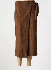 Jupe longue marron ELLI WHITE pour femme seconde vue