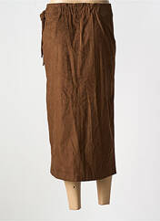 Jupe longue marron ELLI WHITE pour femme seconde vue