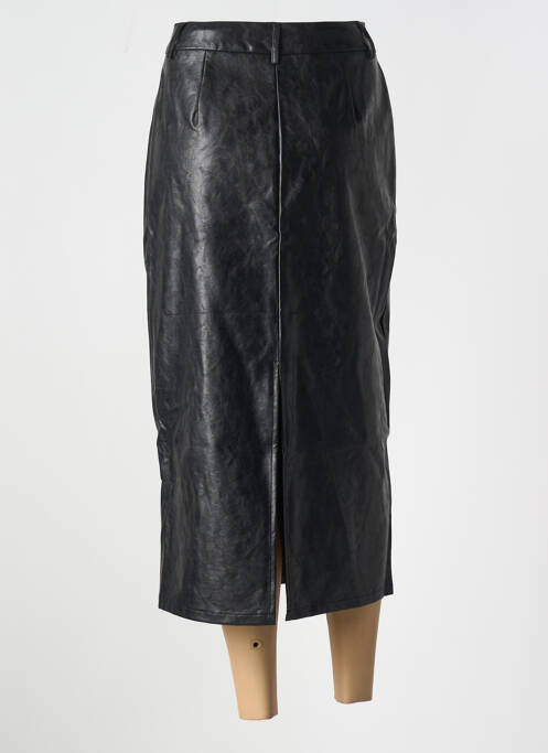 Jupe longue coupe droite noir DROLE DE COPINE femme