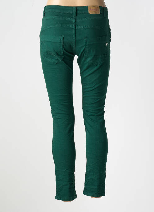 Pantalon slim vert PLACE DU JOUR pour femme