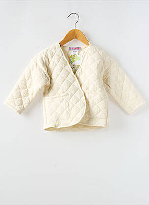 Veste casual coupe droite beige P'TIT MÔME fille