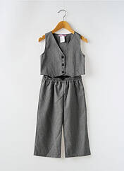 Ensemble pantalon gris P'TIT MÔME pour fille seconde vue