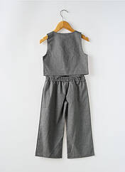 Ensemble pantalon gris P'TIT MÔME pour fille seconde vue