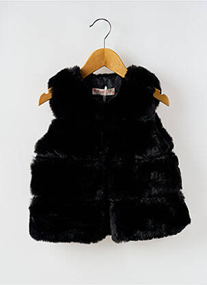 Gilet sans manche noir MAGIC GIRL pour fille