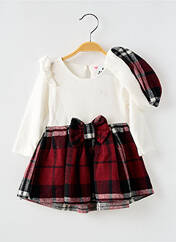 Robe mi-longue rouge P'TIT MÔME pour fille seconde vue