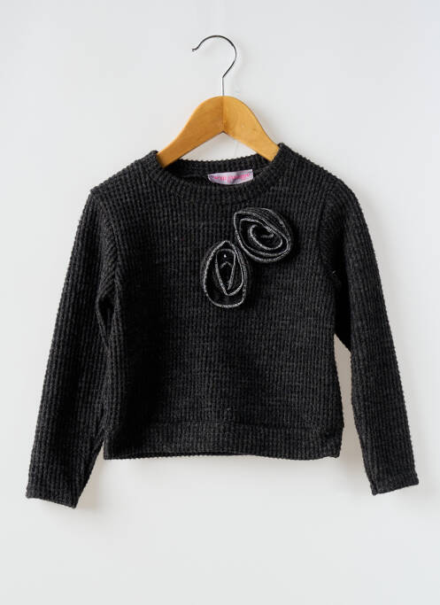 Pull gris P'TIT MÔME pour fille