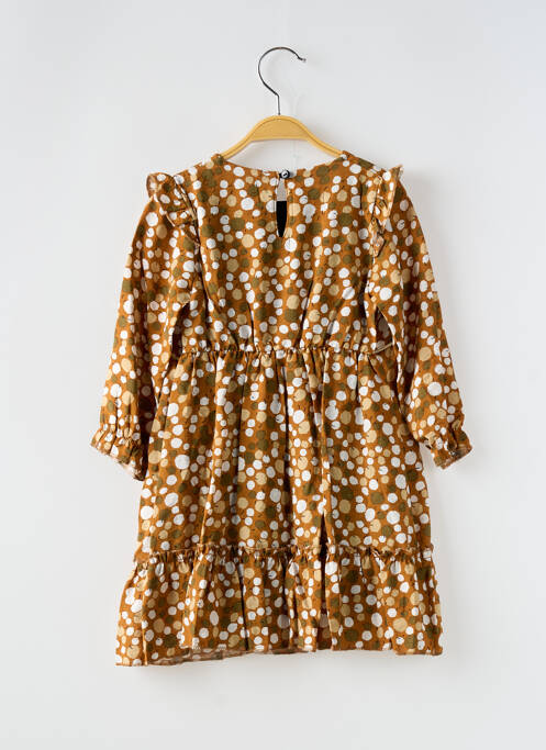 Robe courte marron P'TIT MÔME pour fille