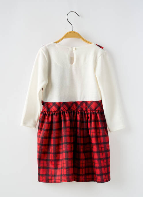 Robe courte rouge P'TIT MÔME pour fille