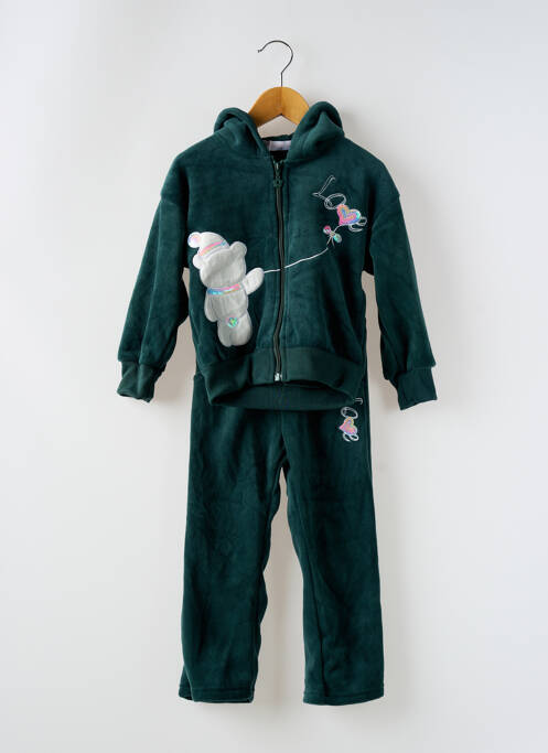 Ensemble de sport vert MAGIC GIRL pour fille