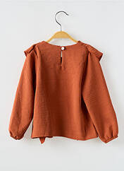Blouse orange P'TIT MÔME pour fille seconde vue