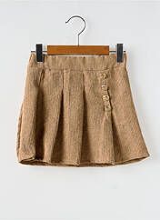 Jupe courte marron P'TIT MÔME pour fille seconde vue