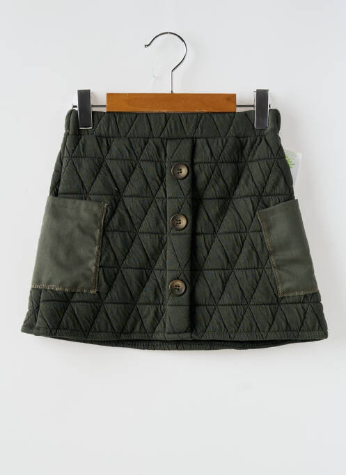 Jupe courte vert P'TIT MÔME pour fille