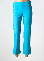 Pantalon 7/8 stretch taille normale bleu clair TINTA STYLE femme