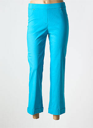 Pantalon 7/8 stretch taille normale bleu clair TINTA STYLE femme