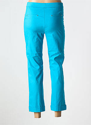 Pantalon 7/8 stretch taille normale bleu clair TINTA STYLE femme
