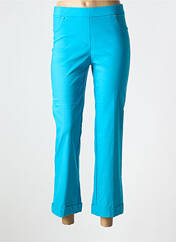 Pantalon 7/8 bleu clair TINTA STYLE pour femme seconde vue