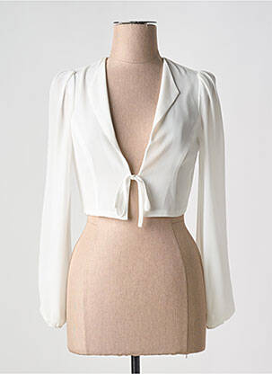 Boléro légère et transparente blanc EDAS femme